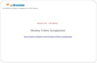 Mosley Tribes sunglasses