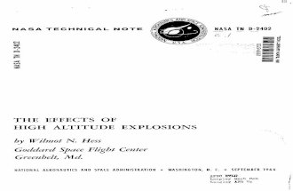 The Effects of High Altitude Nuclear Explosions