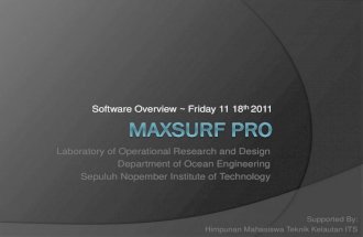 Materi 4 Maxsurf Pro