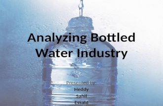 Analyzing Bottled Water Industry
