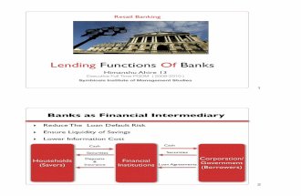 Lending Function of Banks