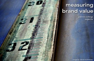 Measuring Brand Value | Patrick Collings