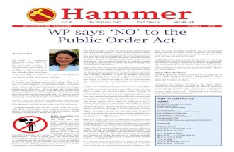 Workers' Party Hammer Issue 0902