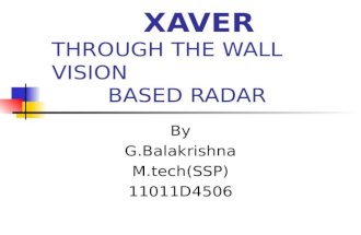 Xaver:See through Walls