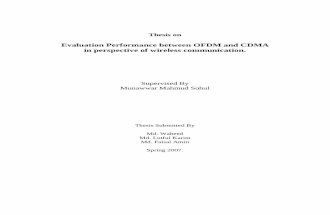 Evaluation Performance Between OFDM and CDMA