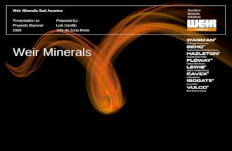 Weir Minerals Sudamerica