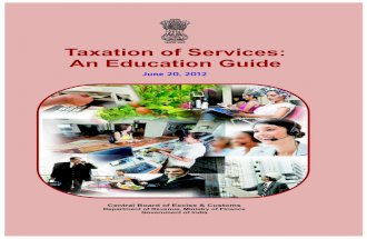 Taxation of services an education guide