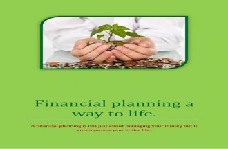 Financial planning   a way to life