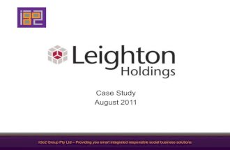 Leighton holdings digital monitoring case study
