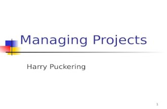 Managing Projects Slides