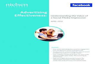 Advertisingeffectiveness understandinthevalueofasocialmediaimpression-100420090756-phpapp02