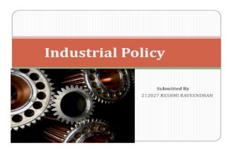 Tourism industry industrial policy