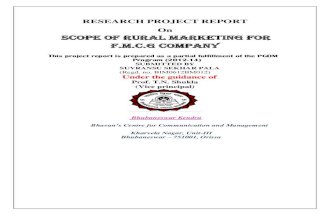 Rural marketing on fmcg sector pdf