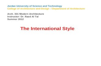 Modern Architecture - Lecture 3