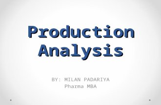 Production analysis