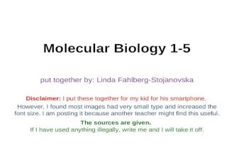 Molecular Biology 1-5