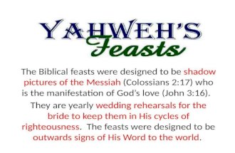 Feast of Yaweh
