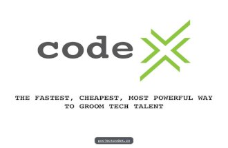 codeX: Africa's Agile Developer Apprenticeship program