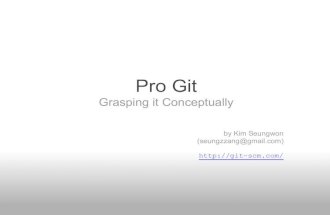 Pro git - grasping it conceptually