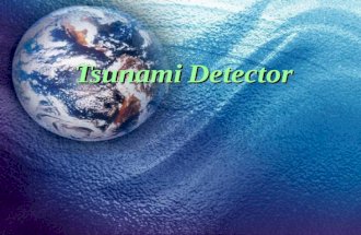 Tsunami Detector1 Ppt