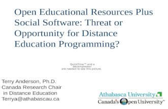 Open Educational Resources + Social Software
