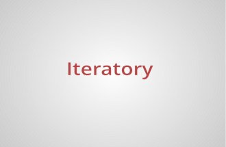 Iteratory