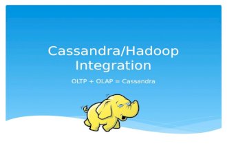 Cassandra/Hadoop Integration