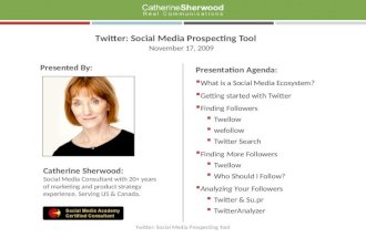 Twitter: Social Media Prospecting Tool