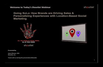 Going SoLo: How Brands Are Driving Sales & Personalizing Experiences with Location-Based Marketing