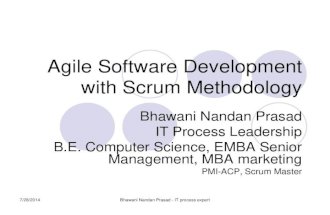 Software development with scrum methodology   bhawani nandan prasad