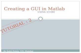 GUI in Matlab - 2