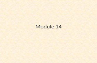 Module 14 - Modern tech - Part 1