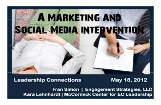 Marketing and Social Media Intervention For Connecting with Parents