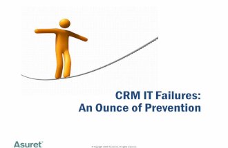 Preventing CRM failures