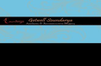 Getwell Soundarya Aesthetic Surgery Brochure 2014