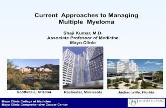Management of Multiple myeloma
