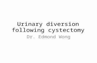 Urinary Diversion after cystectomy  [Dr.Edmond Wong]