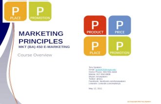Regis MKT 325 Marketing Principles Wk 1