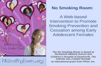 PRSA Health Academy Presentation 2009: No Smoking Room