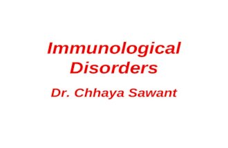 Immunological disorders   2010