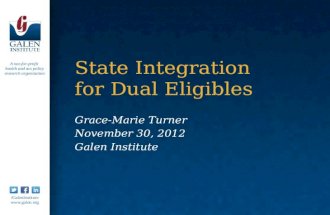State Integration for Dual Eligibles