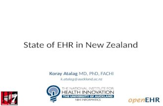 State of EHR in New Zealand