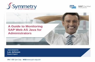 A Guide to Monitoring SAP Web AS Java for Administrators