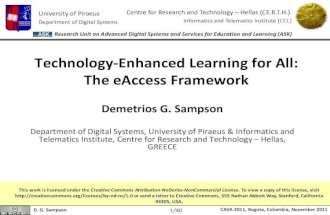 Technology-enhanced learning for All: the eAccess Framework