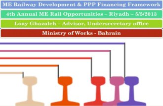 ME Railway Development & PPP Financing Framework