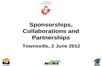 Sponsorship Townsville Saturday 2 June 2012