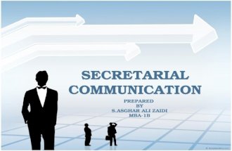 Secretarial Communication