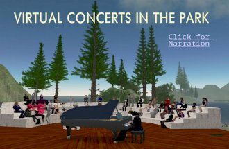 Virtual Concerts In The Second Life  Park
