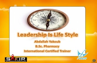 07 leadership is lifestyle