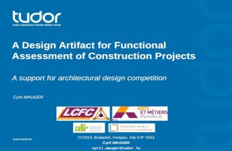 A Design Artifact for the Functional Assessment of Construction Projects